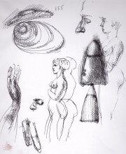 Piccoli appunti, inchiostro, 2012